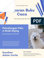 Presentasi Pendidikan Laporan Buku Ilustrasi Biru Dan Oranye