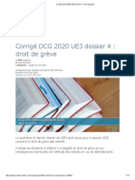 Corrigé DCG 2020 UE3 dossier 4 _ droit de grève