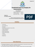 Group 07: Interactive Windshield HUD for Automotive Safety