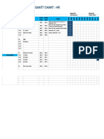 Weekly Gantt Chart Template - Template1