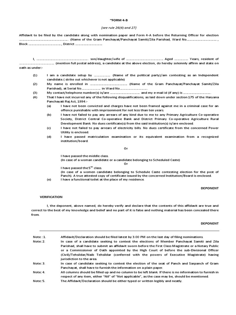 Form 4b | PDF