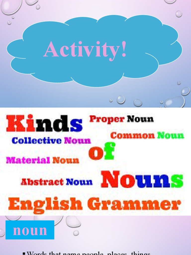 Nouns PDF Grammatical Number Semantic Units