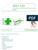BASIC FIRST AID - Chain of Survial