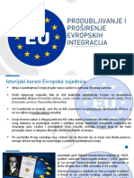 Produbljivanje I Proširenje Evropskih Integracija