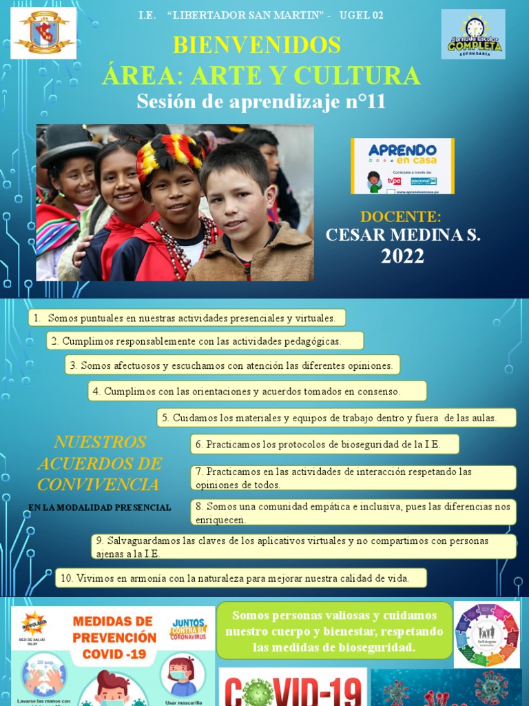 Acuerdos de Convivencia en Arte y Cultura | PDF | Bailes