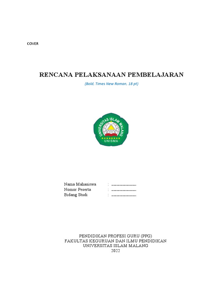 1a-Format RPP Kurtilas-PPG 2022 | PDF | Karier & Perkembangan