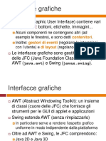 Interfacce Grafiche Java