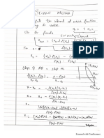 Basic Steps and Formula Derivation of Secant Method