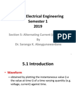 Alternating Current AC Theory 1