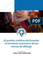 A Todo El Pueblo Católico Del Ecuador