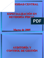 Auditoría y Control de Gestión (UCentral-Marzo-2005)