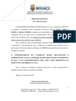 Convocacao N 08 Edital de Chamada Publica 0032022