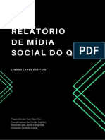Preto e Verde Formas Mídia Social Relatório