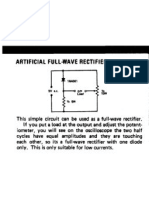 One Diode Full Wave Rectifier