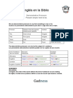 Inglés en La Biblio - Demonstrative Pronouns