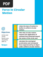 Science 8 3.3 Force in Circular Motion