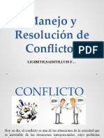 Manejo y Resolución de Conflictos
