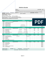 Histórico Escolar de Design Gráfico