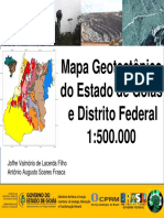 Mapa Geotectonico Do Estado de Goias e Distrito Federal 1