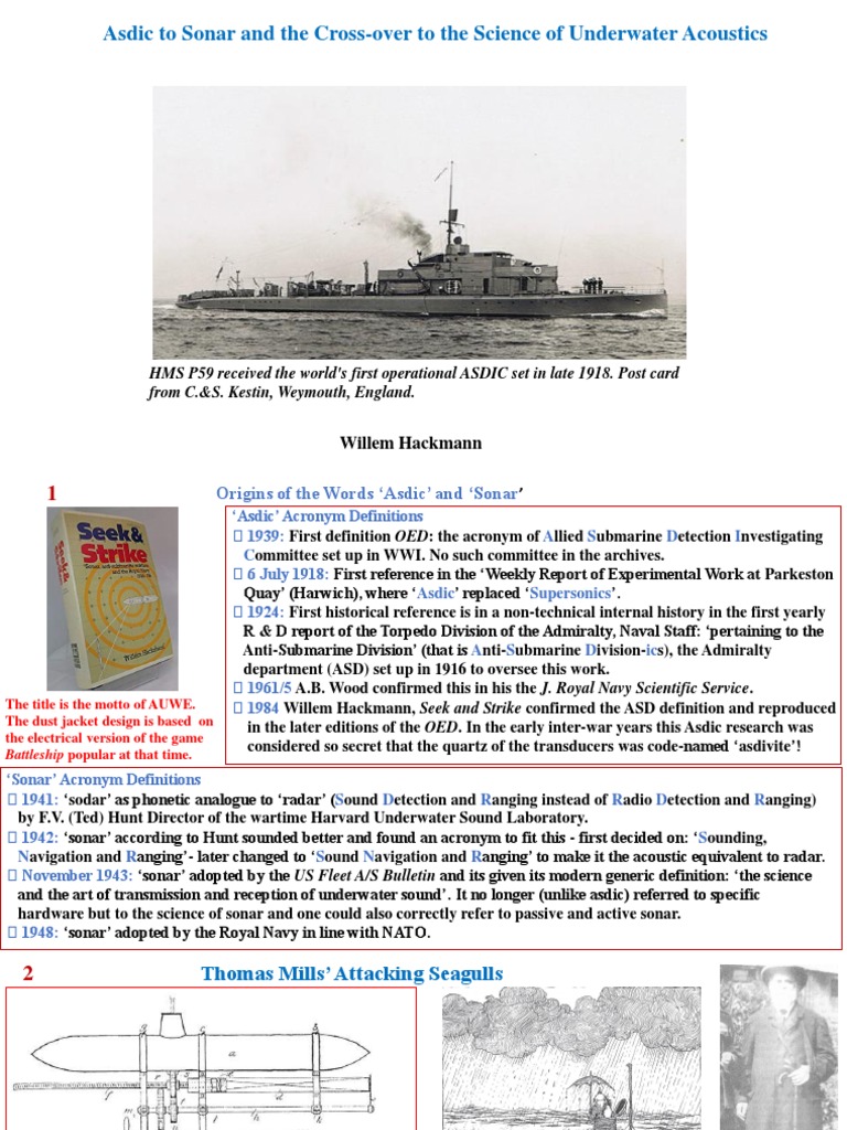 Asdic Ao Sonar | PDF | Sonar | Naval Warfare