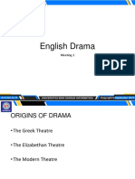 English Drama: Meeting 2