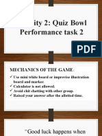 Quiz Bowl Fraction