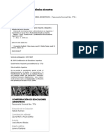 Historia Del Movimiento Obrero y Del Sindicalismo en La Argentina