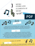 Music: Genre and Elements of Music: Ma. Jumiera Marafin A