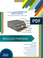 Mezclas porosas: características, diseño, ensayos y aplicaciones