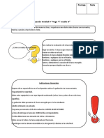 Instrucciones Evaluación Unidad 5 - I°A