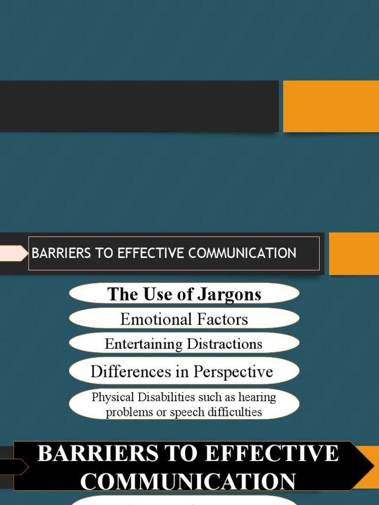 BARRIERS TO EFFECTIVE WRITTEN COMMUNICATION visual data 5