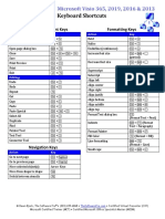 Visio Keyboard Shortcuts by Guri