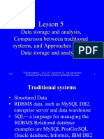 BDACh01L05DataStorage Analysis Traditional BigDataSytems
