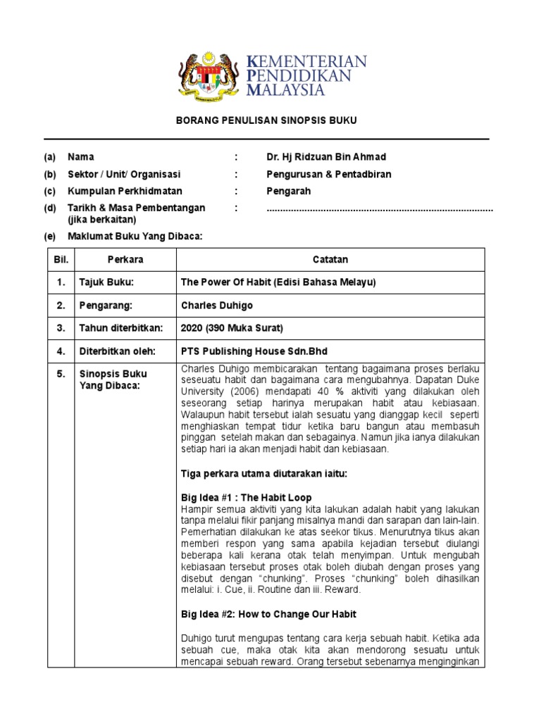 The power of habit pdf