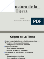 Tema 1. Estructura de La Tierra