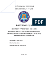 Bài Thảo Luận Tư Tưởng Hồ Chí Minh