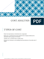 Cost Analysis Breakdown