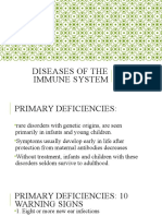 Immune System Diseases and Cancer