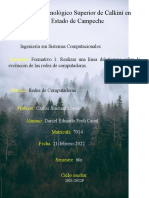 Formativo 1 - Realizar Una Línea Del Tiempo Sobre La Evolución de Las Redes de Computadoras.