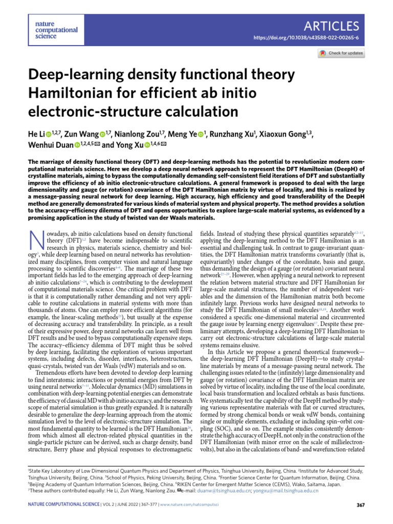 DeepLearning Density Functional Theory Hamiltonian For Efficient Ab
