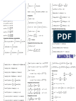 Formulario Calculo Integral