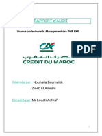 Rapport d'Audit Crédit Du Maroc