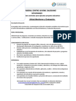 Publicacion Oficial Monitoreo y Evaluación