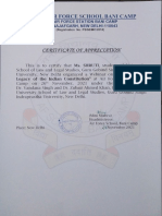 Certificate Shruti