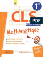 Corrige Livre Scolaire Mathématiques 1ere Secondaire