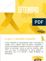 Setembro Amarelo - Prevenção ao suicídio