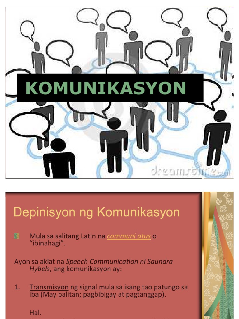KOMUNIKASYON | PDF