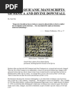 How Many Qur'Ans - One, Two or More