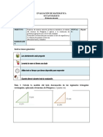 Evaluación 8° para Ricardo