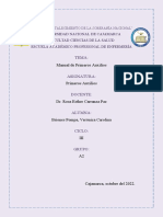 Manual de Primeros Auxilios